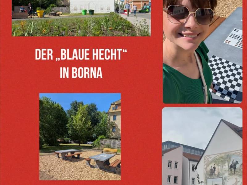 Umfrage zur Umgestaltung des Areals „Der Blaue Hecht“ in&nbsp;Borna